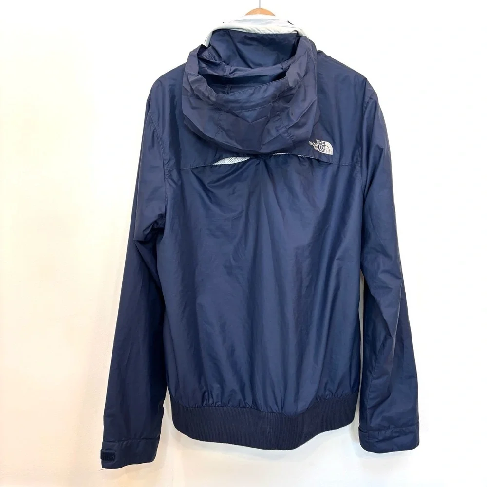 The North Face Diablo Windbreaker Jacket Men’s Large Navy Packable Hood Golf